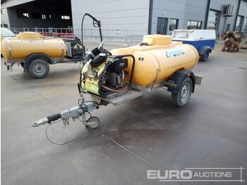  2015 Trailer Engineering Single Axle Plastic Water Bowser, Yanmar Pressure Washer - Pressure washer