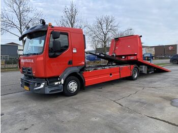 Tow truck Renault D240 FALKOM PLATEAU + LEPEL + DOUBLE WINCH + REM: picture 1