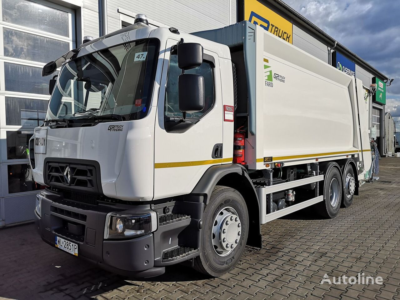 Renault D Wide 26 Farid - Garbage truck: picture 1