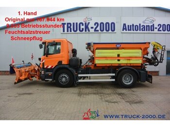 Road sweeper Scania G260 Winterdienst-Streuer-Schild+KehrmaschineR/L: picture 1