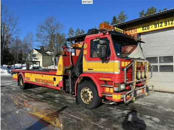 Scania P93 ML 4x2 Tow truck with crane. SEE VIDEO - Tow truck: picture 1