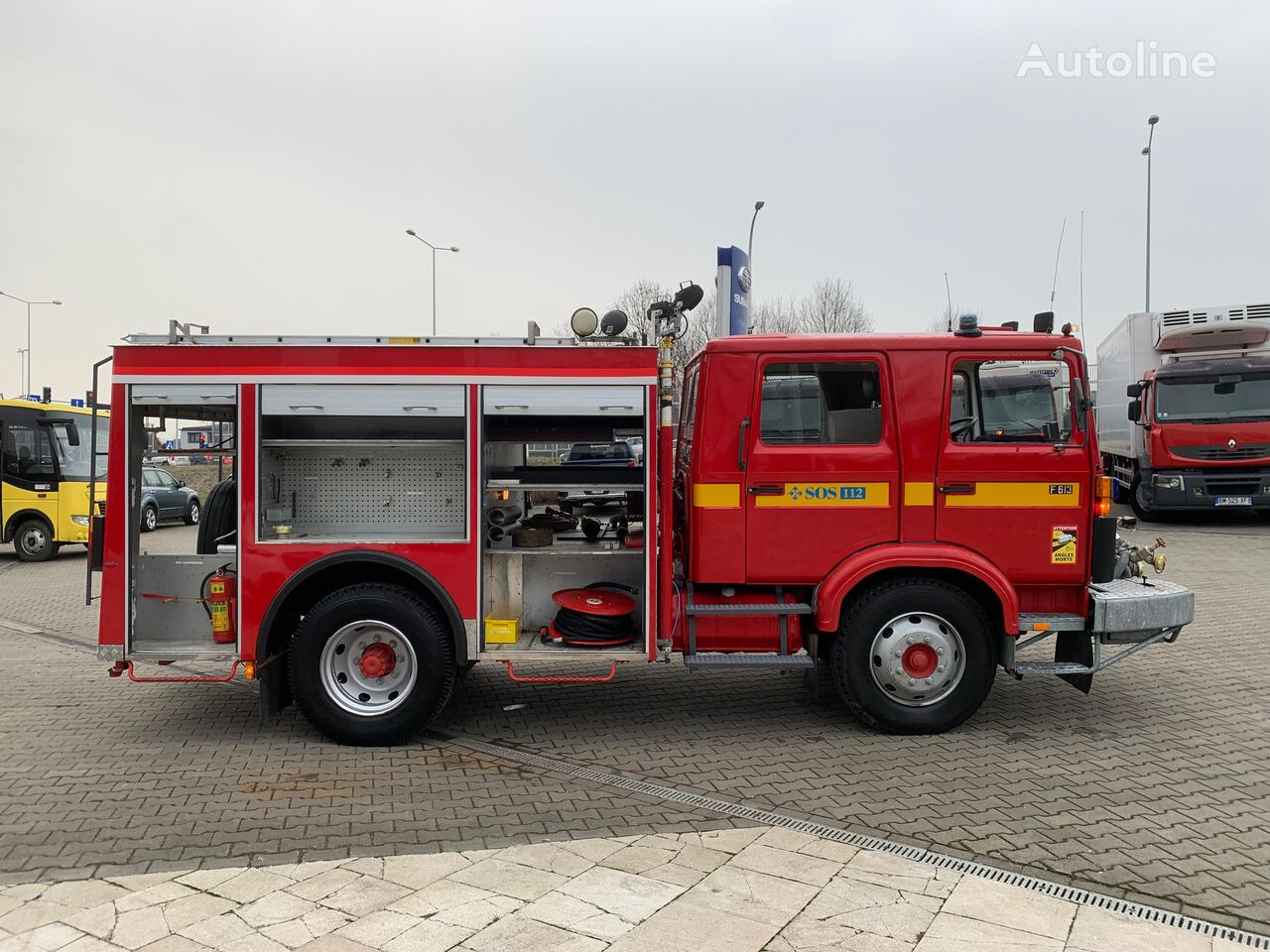 Fire truck Volvo F613 Turbo / 2000l/min pump / 1000l foam / GOOD CONDITION: picture 22