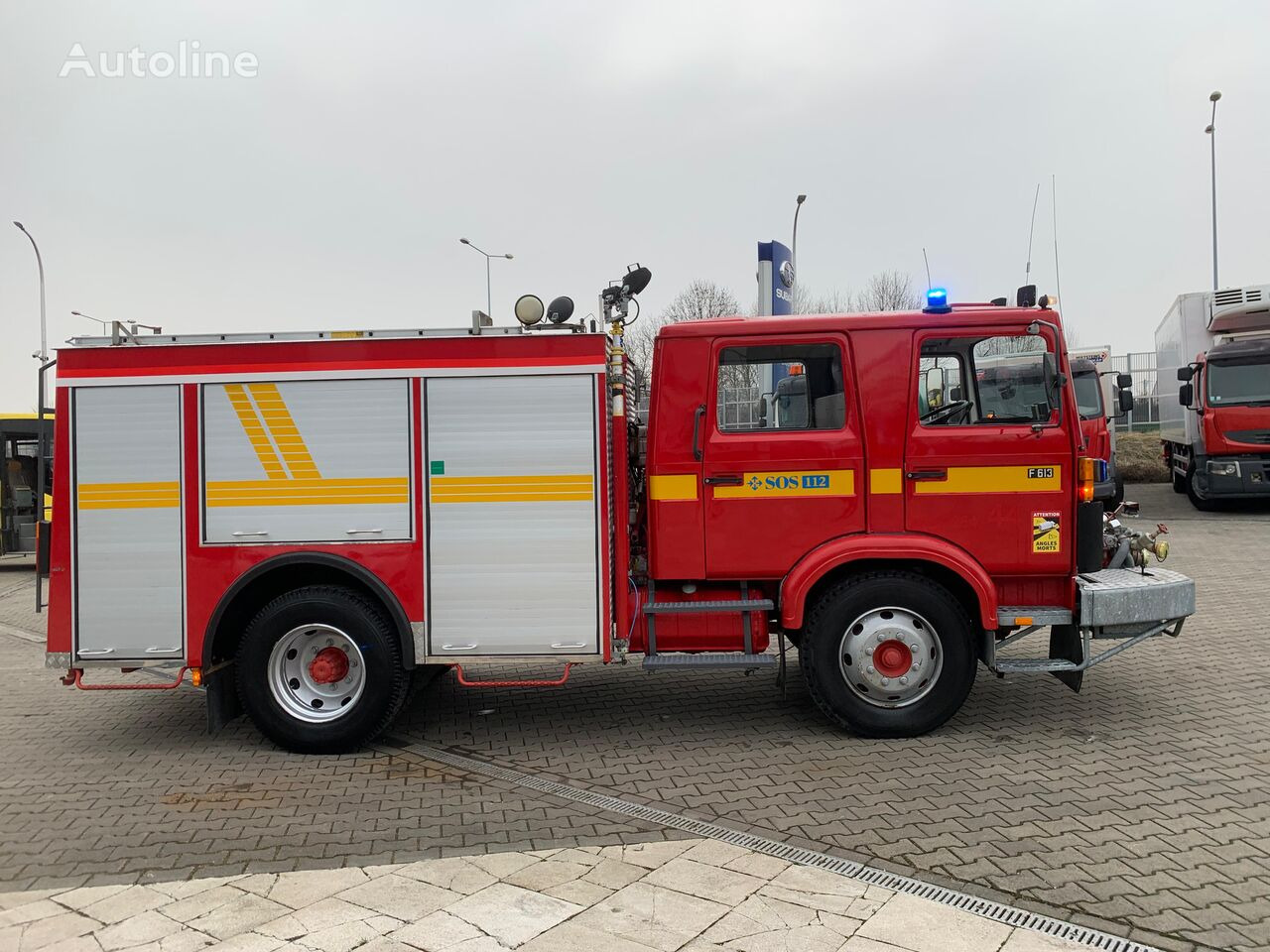 Volvo F613 Turbo / 2000l/min pump / 1000l foam / GOOD CONDITION - Fire truck: picture 4