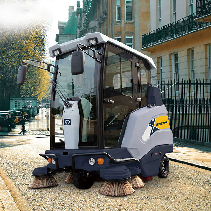 XCMG 2023 New Industrial Road Street Sweeper Cleaning Machine Commercial Road Sweeper Truck Auto Floor Scrubber Sweeping machine - Road sweeper: picture 2