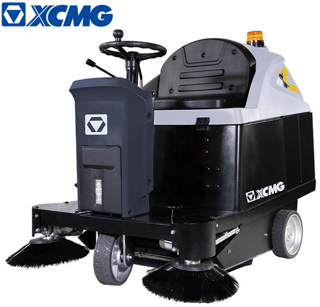 XCMG Official XGHD100 Outdoor Street Electric Power Floor Sweeper Washing Machines For Road Leaf Dust Garbage Cleaning - Industrial sweeper: picture 1
