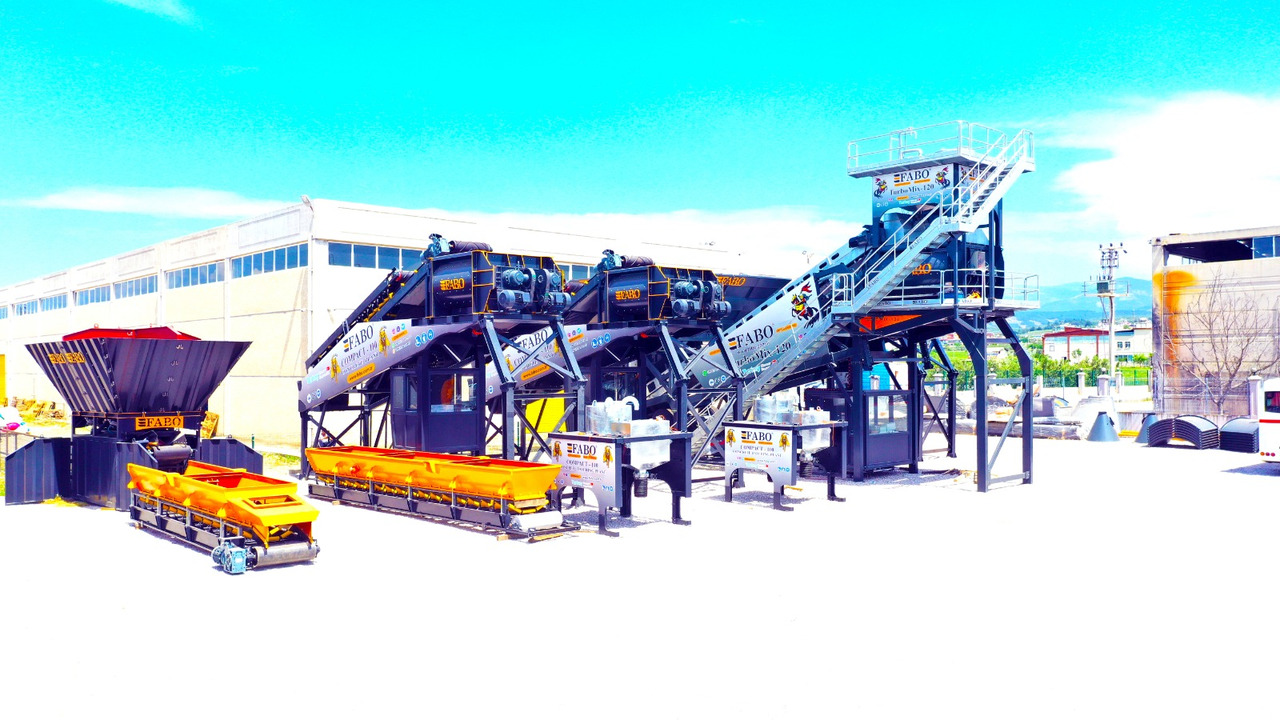 FABO COMPACT-120 CONCRETE PLANT | CONVEYOR TYPE | AVAILABLE IN STOCK - Concrete plant: picture 5