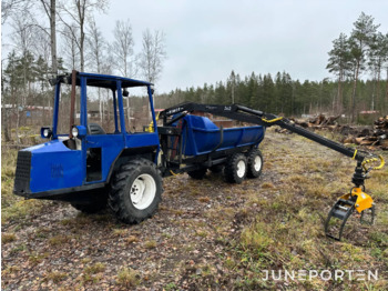 Skotare Vimek 606 med hydrauliskt tippflak - Forwarder: picture 1