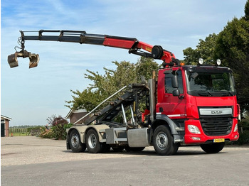 DAF CF 370 EURO6!!6x2!KRAAN/KRAN/KABEL/ABROLLKIPPER!!2014!! - Cable system truck: picture 1