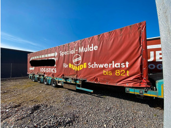 Low loader semi-trailer