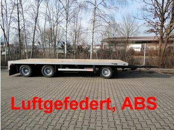 Low loader trailer for transportation of heavy machinery Goldhofer 3 Achs Plato Tieflader Anhänger: picture 1