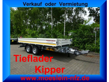 Tipper trailer Möslein  13 t Tandem 3- Seitenkipper Tieflader-- Neufahr: picture 2