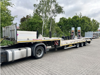 Low loader semi-trailer for transportation of heavy machinery Möslein STO 3 Schwebheim  3 Achs Satteltieflader: picture 3