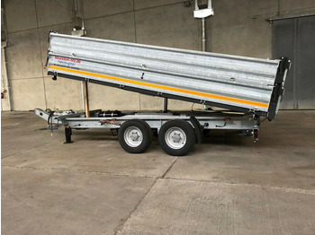 Tipper trailer Möslein  neuer Tandem 3- Seitenkipper Tiefladermit Bordw: picture 3