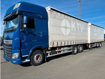 Curtainsider truck DAF XF 480