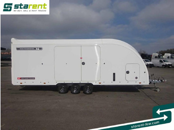New Autotransporter trailer Brian James Trailers Race Transporter 7, Seilwinde, elektrische Klappe: picture 4