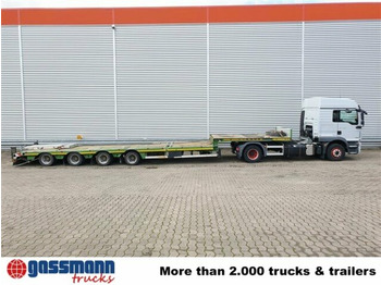 Low loader semi-trailer for transportation of heavy machinery Faymonville STN-4AX, Ausziehbar auf 16,8m, 2x Lenkachse: picture 2