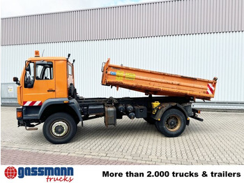 Tipper, Crane truck MAN LE 18.280 4X4 BB, Winterdienstausstattung,: picture 3