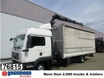 Curtainsider truck MAN TGL 12.240