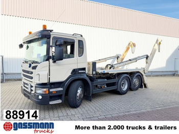 Skip loader truck SCANIA P 320
