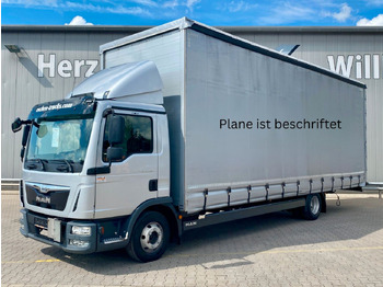 Curtain side van MAN