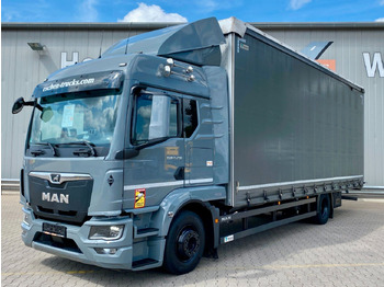 Curtainsider truck MAN TGM 15.250 + Redos Anhänger GESAMTZUG|Durchlader: picture 2