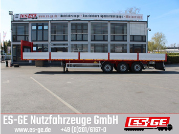 Dropside/ Flatbed semi-trailer ES-GE 3-Achs Sattelanhänger -Bordwände: picture 2