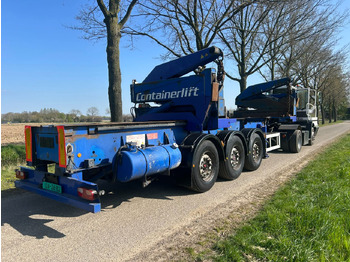 Container transporter/ Swap body semi-trailer Pacton Steelbro MK6 Side loader / 20 - 40 ft / own diesel power pack / saf disc braks: picture 2