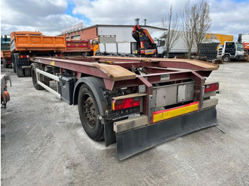 Roll-off/ Skip trailer Hüffermann 2-achs Abrollanhänger HAR 18.70 Containeranhänge: picture 3