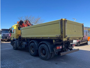 New Tipper, Crane truck Mercedes-Benz Actros 2644 6x4 3-Achs Kipper Kran Funkt+Greifer: picture 3