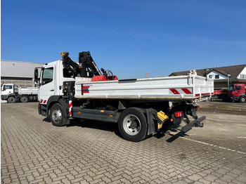 Tipper, Crane truck Mercedes-Benz Atego 1224 K 2-Achs Kipper Kran Hiab +Greiferst.: picture 3