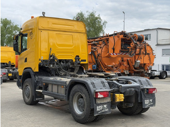 Tractor unit Scania G450 XT 4x4 Euro 6 SZM Kipphydraulik Blatt/ Luft: picture 5