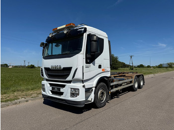 Hook lift truck, Crane truck IVECO STRALIS 560: picture 2