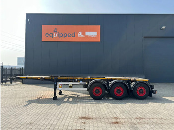 Container transporter/ Swap body semi-trailer Burg 20FT ADR (EX/II, EX/III, FL, AT) Chassis, Leergewicht : 3.690kg, SAF INTRADISC, 2x Liftachse, NL-Chassis, APK/ADR: 07-2025: picture 2
