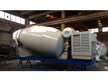 Concrete mixer drum