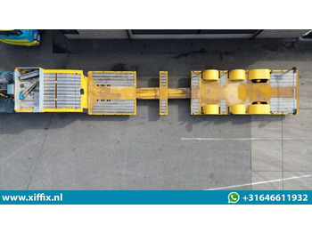 Low loader semi-trailer Meusburger 3-ass. Dubbel 2x uitschuifbare dieplader / 275 cm. Breed / Naloop gestuurd: picture 3