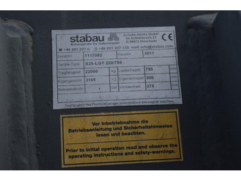 Forks for Construction machinery Stabau A26-LGT 220/750 Langguttraverse: picture 4