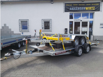 Autotransporter trailer Brian James A4 Transporter 450x200cm black X Rampen 240cm Stützen Alufelgen silver 2600kg: picture 5