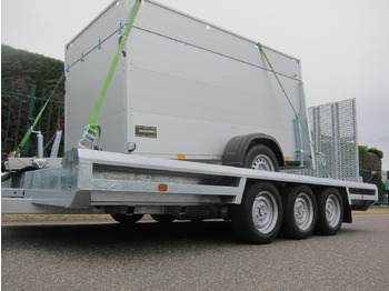 Plant trailer HULCO TERRAX Aluboden 394x180x27cm Heckrampe 150cm Tridem (XL) 3500kg: picture 5