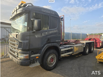 Hook lift truck SCANIA P124