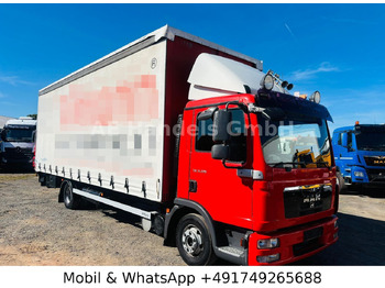 Curtain side van MAN