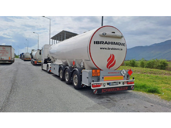 Tank semi-trailer Schwarzmüller 4 Kammern, ADR, Treibstoff Fuel: picture 2