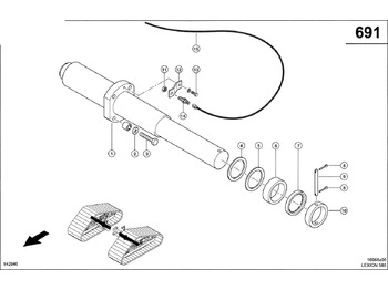 Undercarriage parts CLAAS