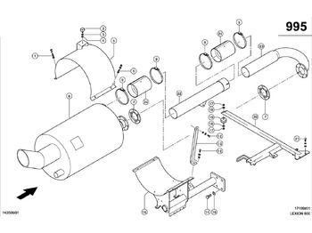 Muffler CLAAS