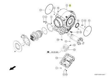 Differential gear CLAAS