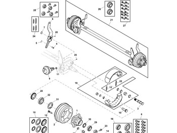 Brake parts JOHN DEERE