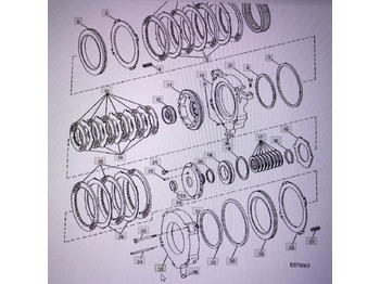 Brake parts JOHN DEERE