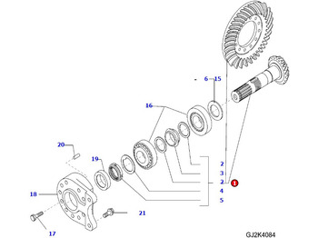 Axle and parts KOMATSU