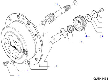 Axle and parts KOMATSU