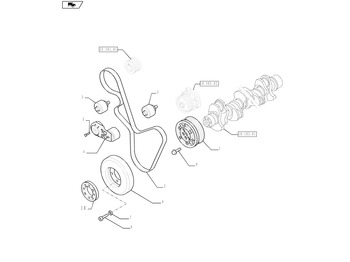 Engine and parts NEW HOLLAND