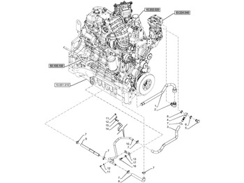 Engine and parts NEW HOLLAND